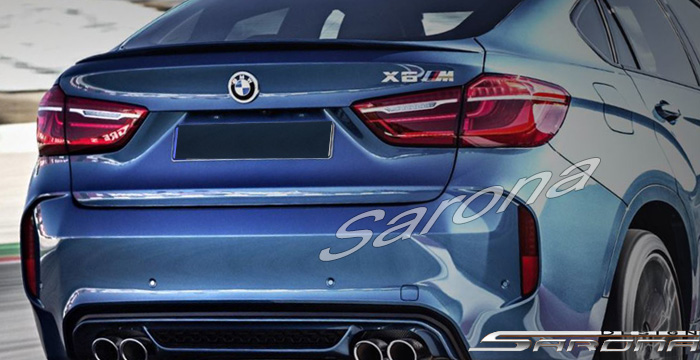 Custom BMW X6  SUV/SAV/Crossover Trunk Wing (2015 - 2019) - $189.00 (Part #BM-141-TW)